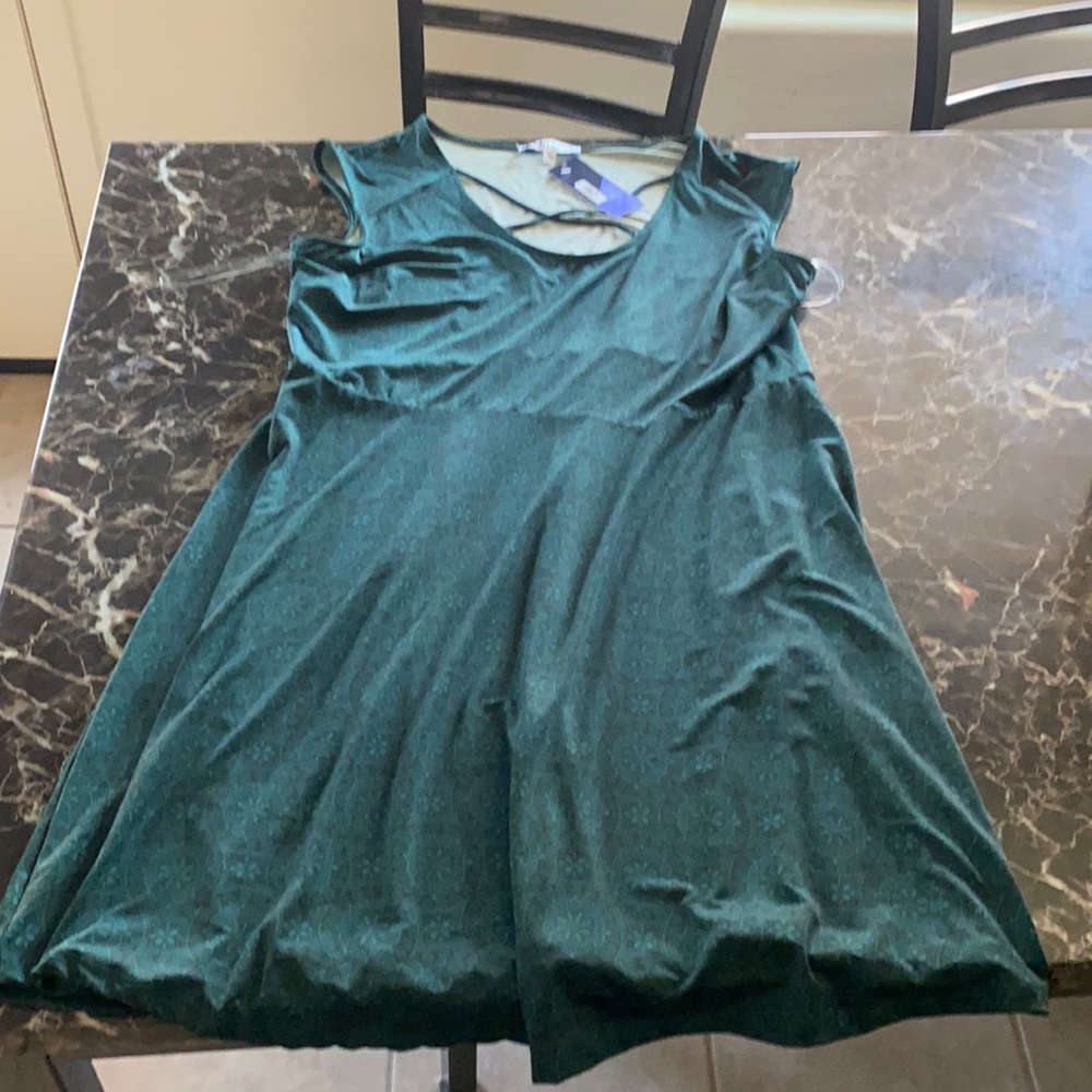 Plus size brand new green dress